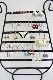 Fantastic Assortment Of 25 Pairs Of Pierced Earrings