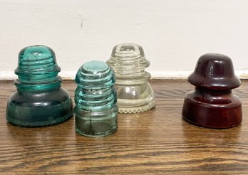 A Group Of Antique Insulators