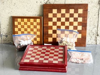 Chess Boards And Pieces