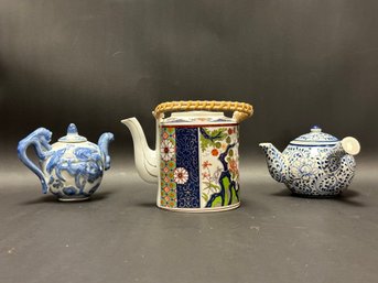 A Selection Of Vintage Teapots
