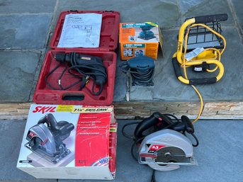 Lot Of 3 Power Tools And Light