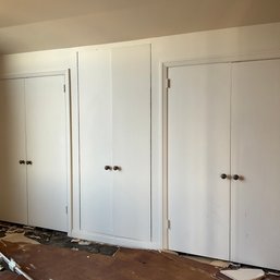 A Collection Of 6 Doors With Brass Finish Hardware - 2nd Flr