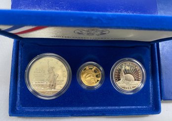 United States Liberty Coins Three Piece Set