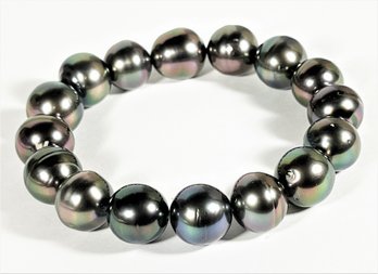 Large Genuine Tahitian Pearl Bracelet