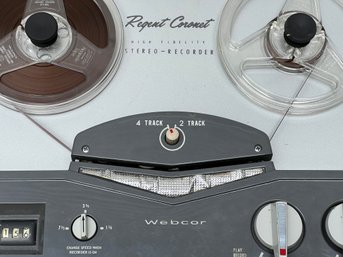 Webcor Regent Coronet High Fidelity Stereo - Recorder