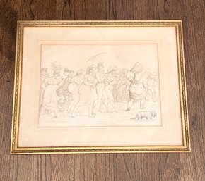 Early 20th Century Etching By Thomas Rowlandson