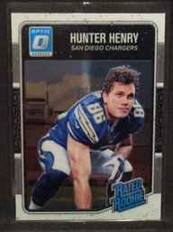 2016 Panini Optic Hunter Henry Rated Rookie Card - C