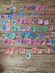 Over 50 Cancelled Stamps From 1938