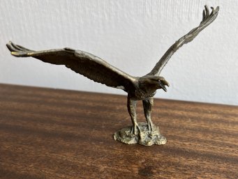 Vintage Avon 1985 Eagle Collectible Brass Eagle Figurine