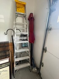 TWO STEP LADDERS, 10' AND 4'