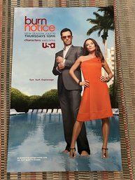 Original Advertising Poster For 2007 Television Drama Starring Jeffrey Donovan And Gabrielle Anwar