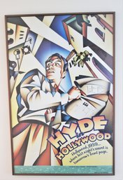 Cool Hyde In Hollywood Theatrical Poster In Brushed Bronze Metallic Frame