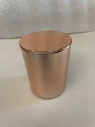 Box Of Twelve Rose Gold Glass Candle Holders With Lids - NEW   #1 Of 2