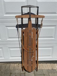 Lightning Glider Wooden Sled