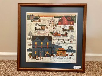 Charles Wysocki (American, 1928-2002) Framed Print, Pencil Signed & Numbered
