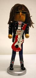 Vintage Wooden Rock Star Nutcracker