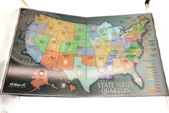 State Series Quarter 1999-2008 Collector's Map