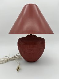 1970s Gregory Van Pelt Corrugated Table Lamp
