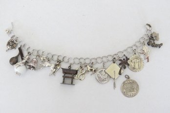 A Vintage 7' Charm Bracelet By Airflex