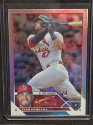 2023 Topps Ivan Herrera Rookie Foil Parallel Card - C