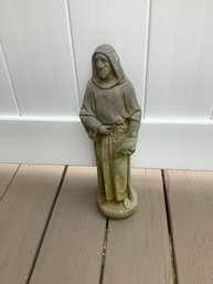 CONCRETE SAINT FRANCIS STATUE