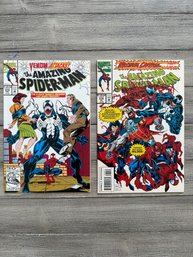 Marvel's The Amazing Spider-man #374 & #379 - Venom And Carnage