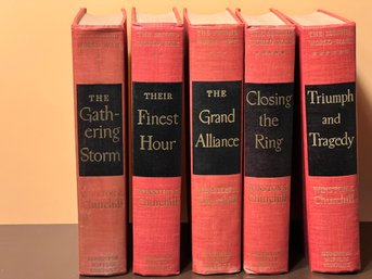 Collection Of Winston Churchill Books