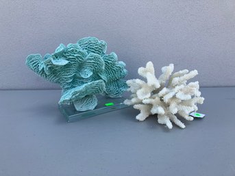 Two Natural Coral Pieces