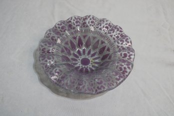 Vintage Sydenstricker Art Glass Bowl