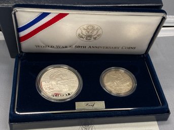 1991-1995 World War II 50th Anniversary Commemorative Coins