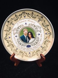 Prince Harry And Meghan Markle Royal Wedding Commemorative Plate