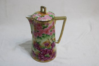 Beautiful Vintage Hand Painted Teapot