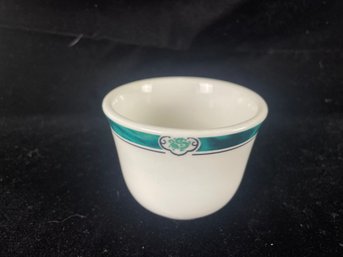 Blue Striped Condiment Dish