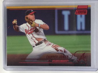 2022 Topps Stadium Club Chipper Jones Red Foil Parallel - C