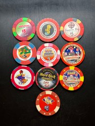 10 Miscellaneous Casino Chips