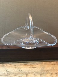 Glass Basket By Imperial - Excellent Condition