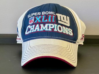NY Giants Super Bowl XLII Champions Baseball Hat