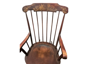 Vintage Hitchcock Style Rocking Chair