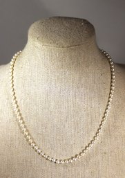 Fine Cultured Pearl Necklace 16' Long