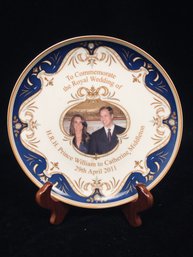 Royal Crest Royal Wedding William Middleton Plate