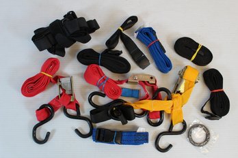 Mixed Lot Of Tie Downs And Straps