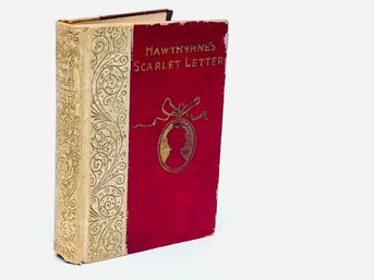 Antique Copy Of Hawthornes's Scarlet Letter Second Edition 1892 - 6 X 4.5