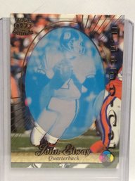 1996 Pacific Collection Litho-Cel John Elway Insert Card - C