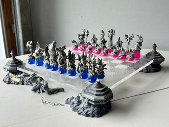 Clash Of The Ages Fantasy Chess Set