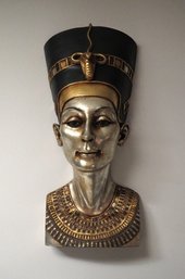 Fiberglass Decorative Wall Hanging Bust Of Queen Nefertiti Of Egypt