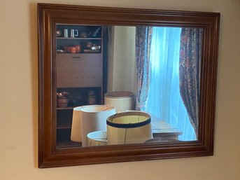 Wood Framed Wall Mirror