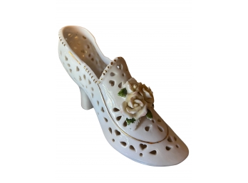 Vintage Decorative Ceramic Shoe