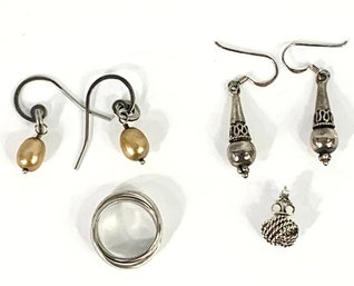 Group Of Silver & Mixed Silver Jewelry