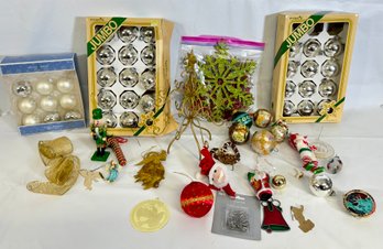 An Assortment Of Christmas Tree Decor