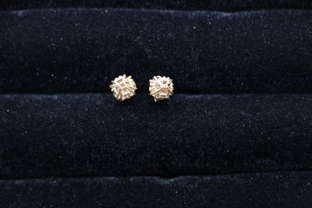 14k Yellow Gold Ball Stud Earrings